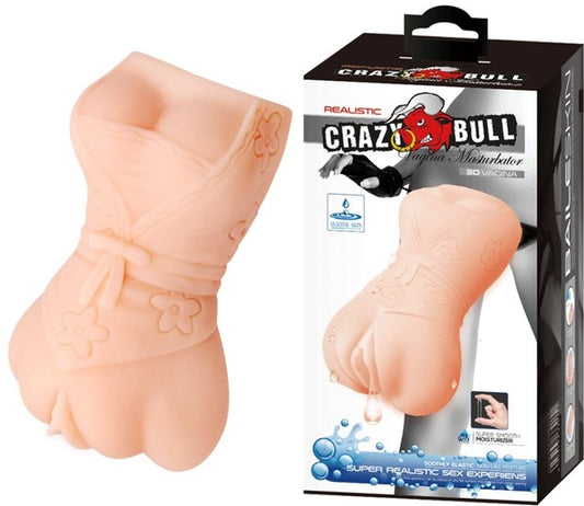 Crazy Bull Water Activated 3D Vagina Masturbator (Flesh)