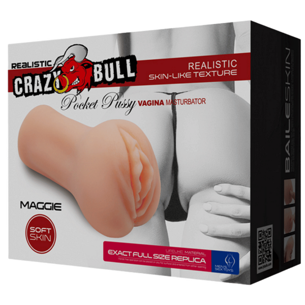 Crazy Bull Pocket Pussy Maggie Masturbator (Flesh)