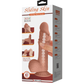 Pretty Love Sliding Skin Series 8.1" Dildo Tan