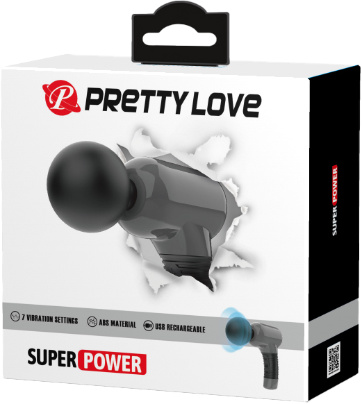 Pretty Love Massager Body Wand Black