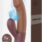 Pretty Love Rechargeable Kane Rabbit G-Spot Vibrator Brown