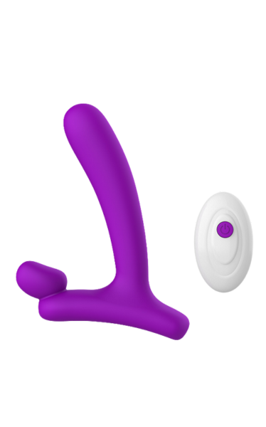 CHISA Lust Ripple Horny Vibrator with Remote Control Purple