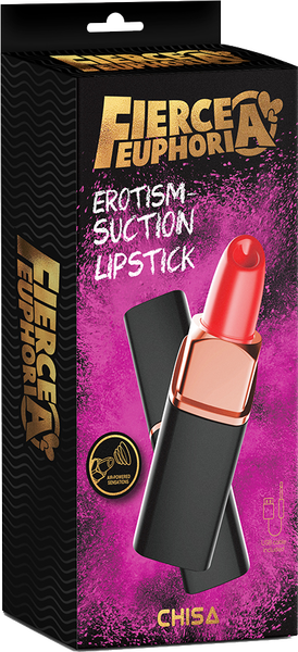 Chisa Fierce Euphoria Erotism Suction Lipstick Clitoral Stimulation USB Recharge