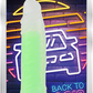 La Viva Neon Johnny Dildo Dong w Suction Cup Glow Green