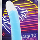 La Viva Neon Stevie Dildo Dong w Suction Cup Glow Blue