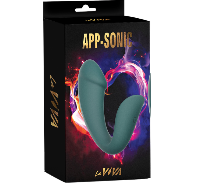 La Viva App-Sonic Vibrator with App Control Teal