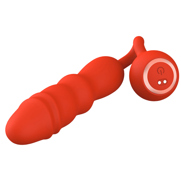 CHISA Kissen Glitz Thrusting Vibrator Orange