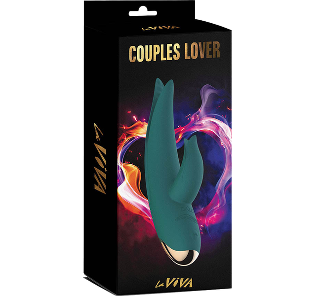 La Viva Couples Lover Multi Function Vibrator Teal