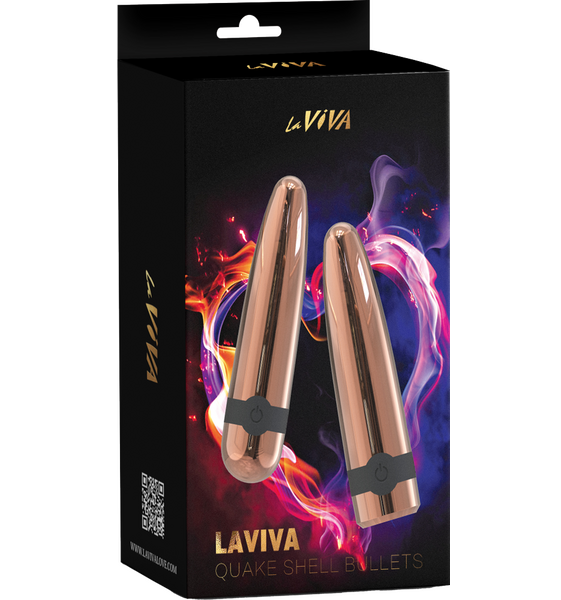 La Viva Quake Shell Bullets Rose Gold