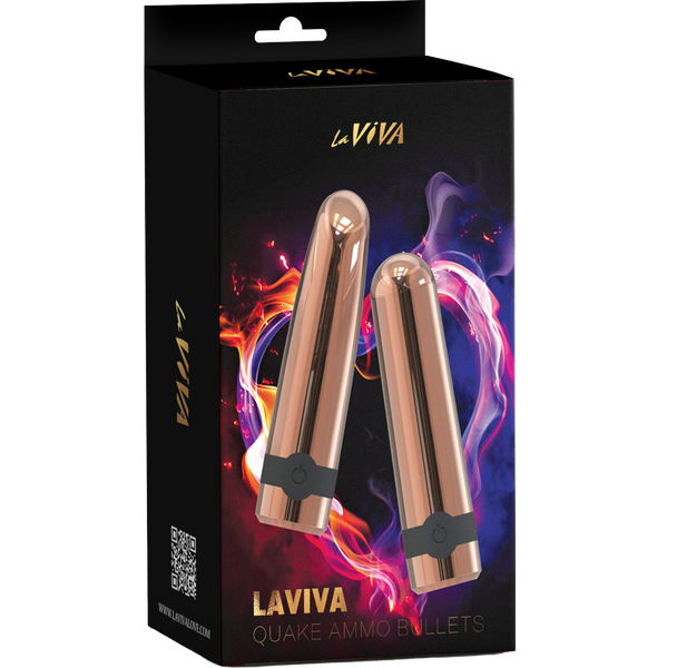 La Viva Quake Ammo Bullets Rose Gold