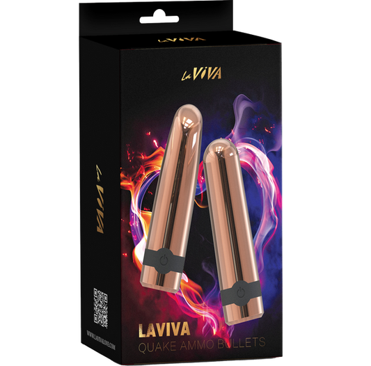 La Viva Quake Ammo Bullets Rose Gold