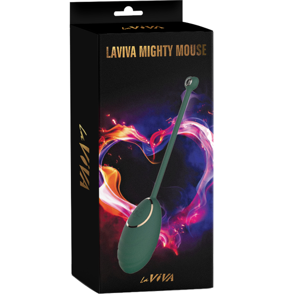 La Viva Mighty Mouse Remote Controlled Vibrating Egg Teal