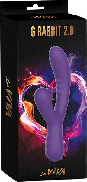 La Viva G-Rabbit 2.0 Rechargeable Rabbit Vibrator Purple