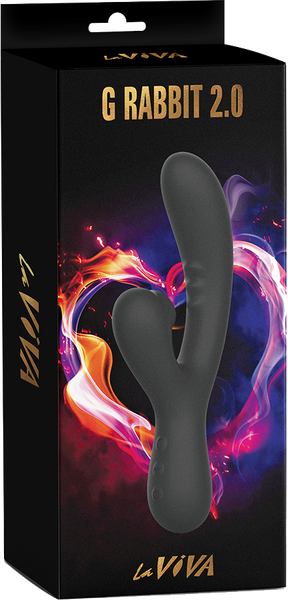 La Viva G-Rabbit 2.0 Rechargeable Rabbit Vibrator Black