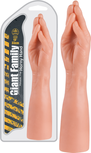 Excellent Power 13" Horny Hand (Flesh) Fantasy Dildo Dong