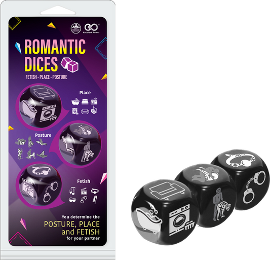 Excellent Power | Romantic Dices - Sex Dice Game 3 Pieces in 1 Set