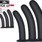 Excellent Power Kick Up - Silicone Vaginal Training Kit Dilator Black