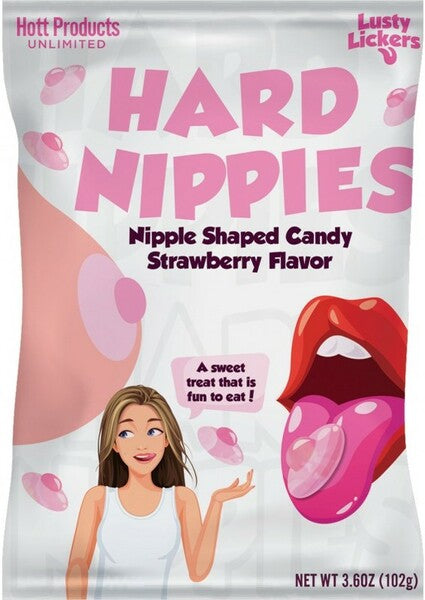 Hott Products |  Hard Nippies Candies (12 X Display)