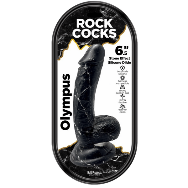 Hott Products | Rock Cocks - Olympus 6.5" Textured Dildo