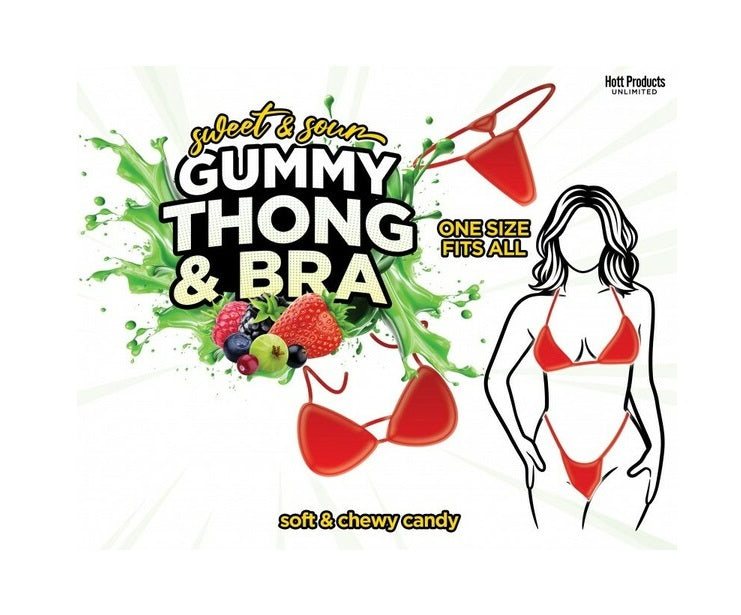 Hott Products | Sweet & Sour Gummy Thong & Bra