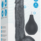 Lovetoy 10" Squirt Extreme Realistic Dildo Black