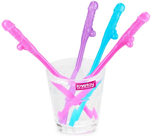 Lovetoy | Willy Straws (Blue, Pink, Purple)