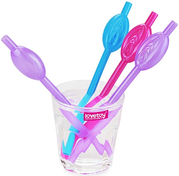 Lovetoy | Pussy Straws (Blue, Pink, Purple)