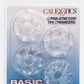 CalExotics | Basic Essentials Super-stretchy TPR Enhancers Cock Ring Set Clear