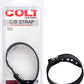 CalExotics | COLT Leather C/b Strap Adjustable 3-Snap Cock Rings Black