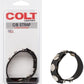 CalExotics | COLT Leather C/B Strap Adjustable 5-Snap Fastener Cock Rings Black