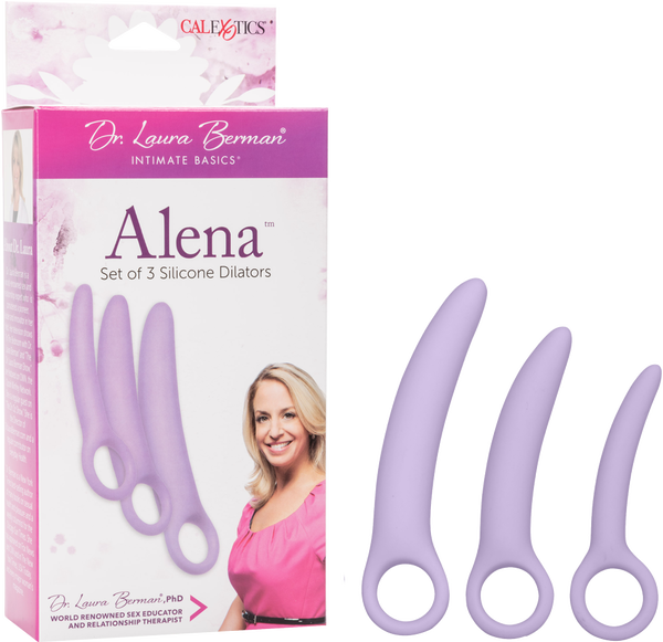 CALEXOTICS Dr. Laura Berman - Alena Set Of 3 Silicone Dilators (Lavender)