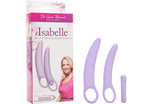 CALEXOTICS Dr. Laura Berman - Isabelle Set Of 2 Vibrating Silicone Dilators Set