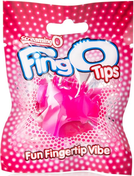 ScreamingO Fingo Tips - Tingling Mini Micro Finger Vibe Vibrator Pink