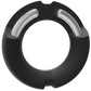 Doc Johnson KINK Silicone-covered Metal Cock Ring - 45mm