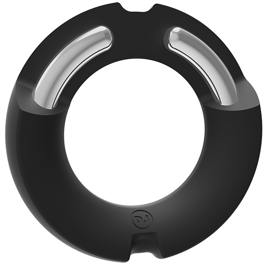 Doc Johnson KINK Silicone-covered Metal Cock Ring - 45mm