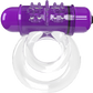 ScreamingO Double O 6 4B Low Pitch Bass Vibrating Cock Ring Grape