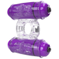 ScreamingO 4B Low Pitch Bass Double Wammy Vibrating Cock Ring - Grape