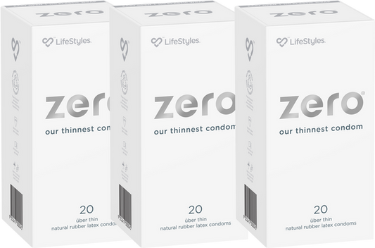 LifeStyles Protect Condoms 52mm - 3x20 boxes - 3 Pack (60 Condoms)