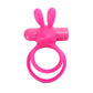 ScreamingO Ohare XL Charged Wearable Rabbit Ears Vibe Double Ring Pink