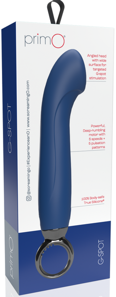 ScreamingO PrimO® G-Spot Rechargeable G-Spot Vibe Vibrator Blueberry