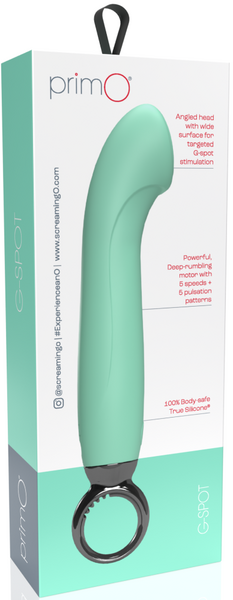 ScreamingO PrimO® G-Spot Rechargeable G-Spot Vibe Vibrator Kiwi Mint