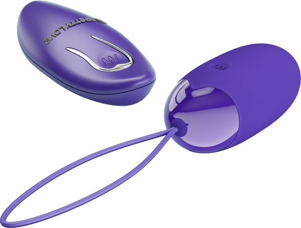 Pretty Love Berger Youth Egg Vibrator with Remote Control Purple