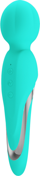 Pretty Love Super Soft Silicone Walter Body Massage Wand Vibrator Seafoam