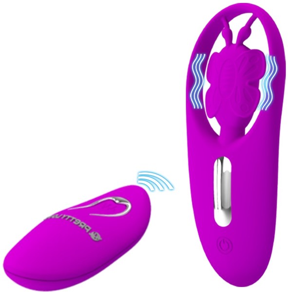 Pretty Love Rechargeable Dancing Butterfly Panty Vibrator w Remote Control