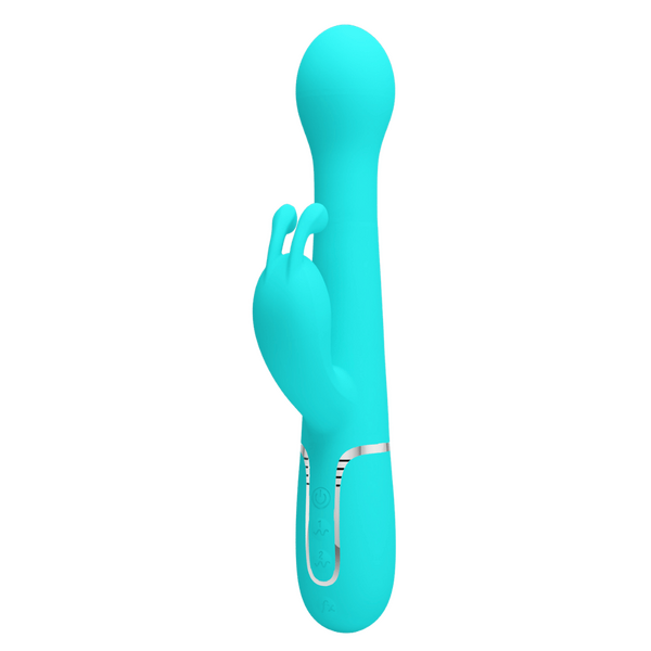 Pretty Love Dejon - 3in1 Multi-function Rabbit Vibrator Seafoam