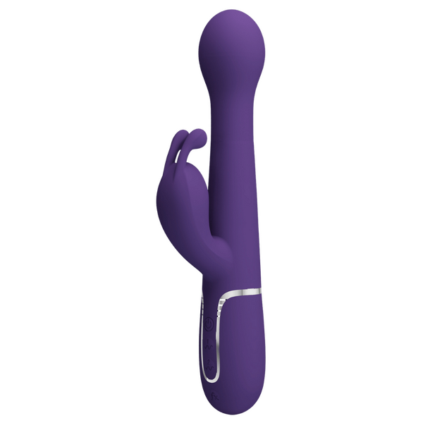 Pretty Love Dejon - 3in1 Multi-function Rabbit Vibrator Dark Purple