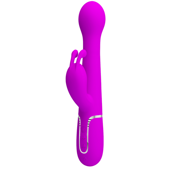 Pretty Love Dejon - 3in1 Multi-function Rabbit Vibrator Pink