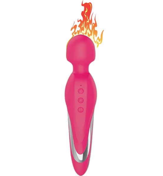 Celebrity Knights Rechargeable Warming Body Wand Rebel Pink Vibrator Massage Wand