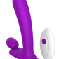 CHISA Lust Ripple Horny Vibrator with Remote Control Purple