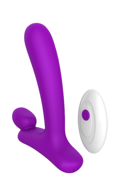 CHISA Lust Ripple Horny Vibrator with Remote Control Purple